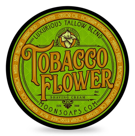 Moon Tobacco Flower mydło do golenia 170 g