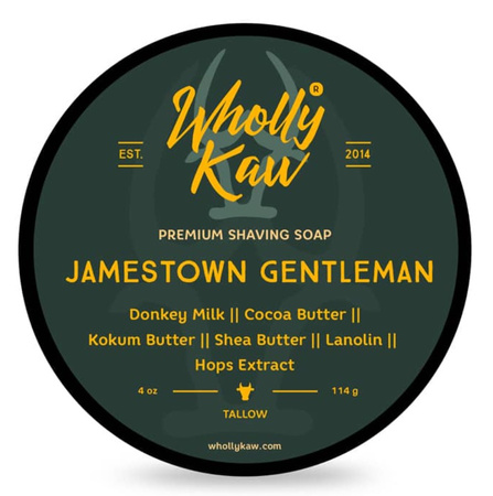 Wholly Kaw Jamestown Gentleman mydło do golenia 114 g