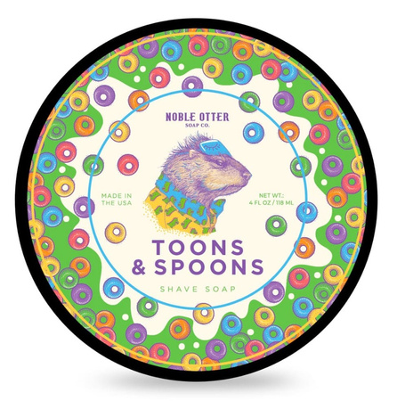 Noble Otter Toons and Spoons mydło do golenia 118 ml