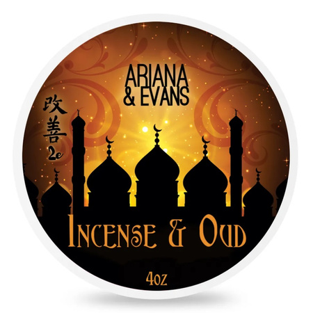 Ariana & Evans Incense & Oud mydło do golenia 118 ml