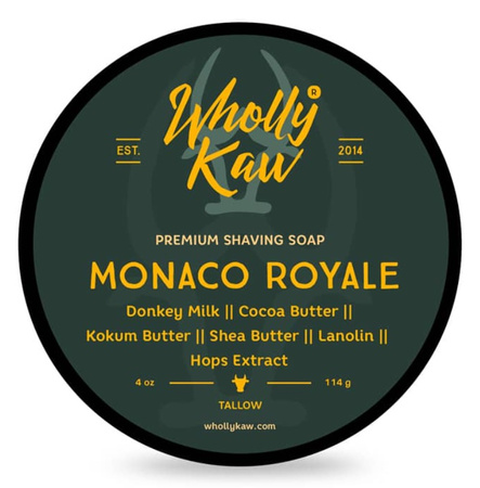 Wholly Kaw Monaco Royale mydło do golenia 114 g