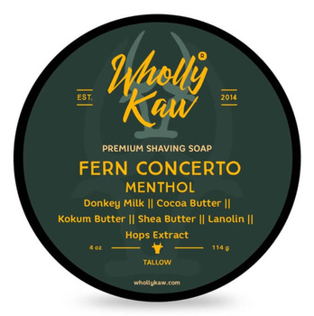 Wholly Kaw Fern Concerto Menthol mydło do golenia 114 g