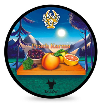Wholly Kaw Peach Karma mydło do golenia 114 g