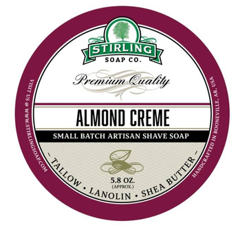 Stirling Almond Creme mydło do golenia 170 ml