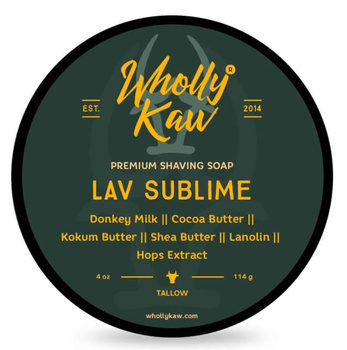 Wholly Kaw Lav Sublime mydło do golenia 114 g