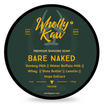 Wholly Kaw Bare Naked mydło do golenia 114 g
