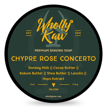 Wholly Kaw Chypre Rose Concerto mydło do golenia 114 g
