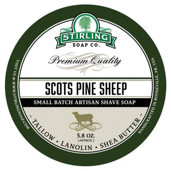 Stirling Scots Pine Sheep mydło do golenia 170ml