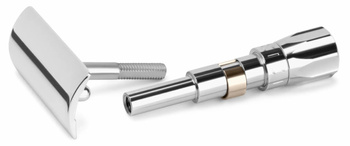 Merkur gałka do maszynki Progress, jasny chrom