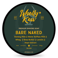 Wholly Kaw Bare Naked mydło do golenia 114 g