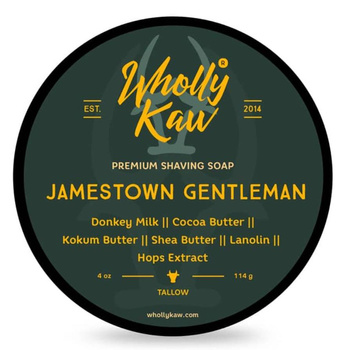 Wholly Kaw Jamestown Gentleman mydło do golenia 114 g